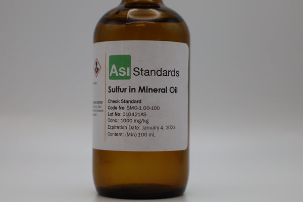 Estándares de azufre en aceites minerales - Tubería