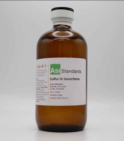 Schwefel in Isooctan-Kalibrierungsstandards, niedriger Bereich, 0–10 ng/ul