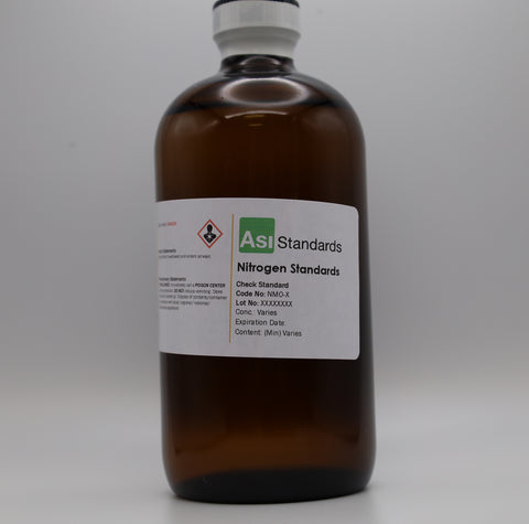 Nitrógeno como acridina en xilenos Comprobar estándar: baja concentración